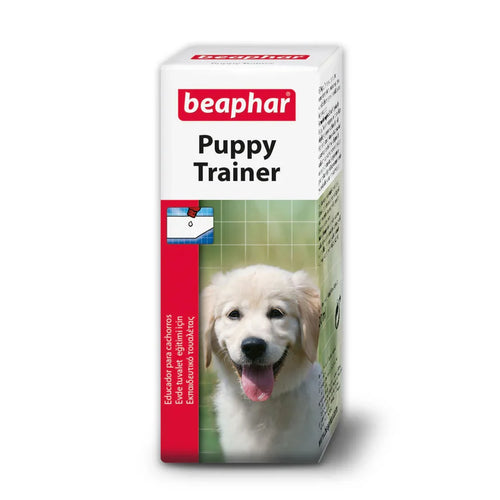 Beaphar Puppy Trainer 20ml box, a house-training scent attractant for puppies