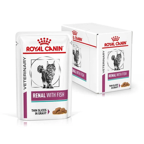 Royal Canin Renal With Fish Thin Slices In Gravy Cat 12x85G