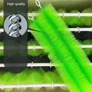 Nishikigoi FILTER BRUSHES aquarium and pond filter media — close-up