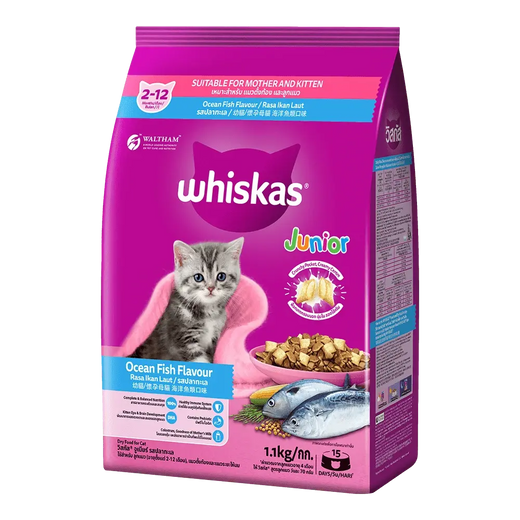 WHISKAS® Junior Ocean Fish Dry Food – 450 g