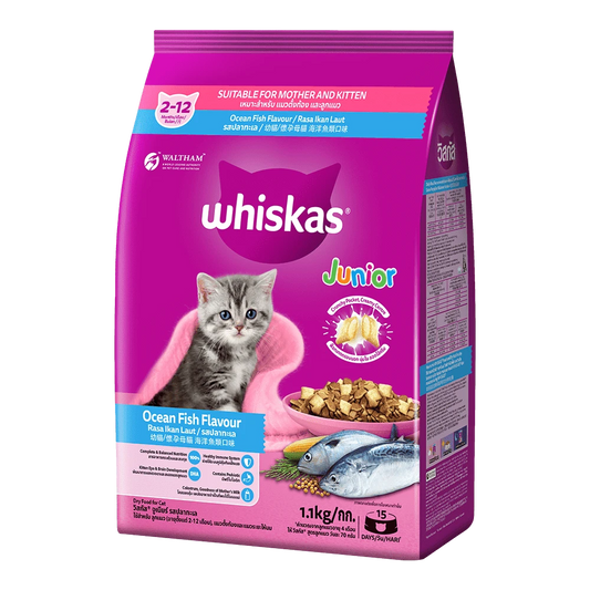 WHISKAS® Junior Ocean Fish Dry Food – 450 g