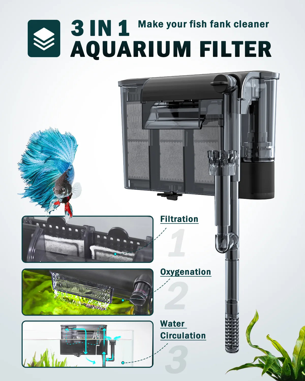 AQQA AQ069 automatic surface-skimmer intake
