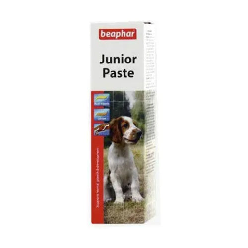 Beaphar Duo Junior Paste Dog 100g pack front