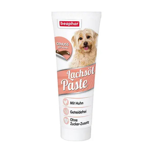 Beaphar Salmon Oil Paste Dog 100g pack front