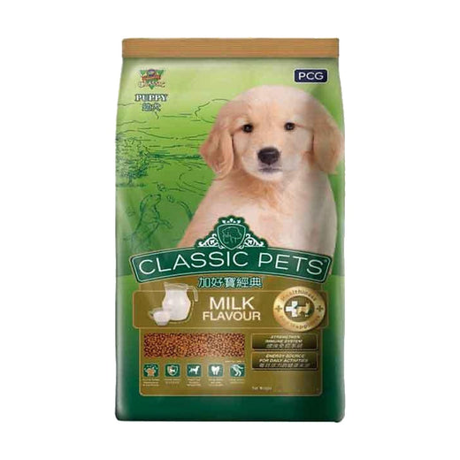 Classic Pet Puppy Dog Food – Milk Flavour – 500g pack front