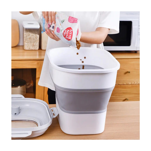 Collapsible Airtight Pet Food Storage Bin – Up to 15 kg pack front