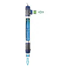 Nishikigoi TUBE UV-C LIGHTS aquarium and pond filter — side view