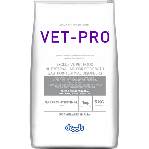 VET-PRO Gastrointestinal Dry Dog Food 3kg – front of pack