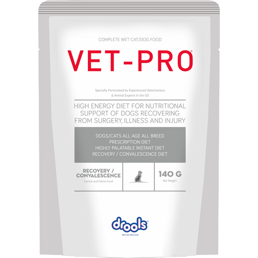 VET-PRO Recovery Gravy 140g pouch – front