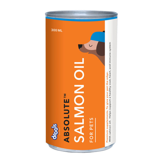 Drools Absolute Salmon Oil Syrup - 300 ml - front pack