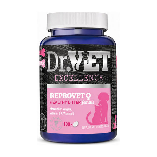 Dr.VET Excellence Reprovet Female 100 Tablets bottle