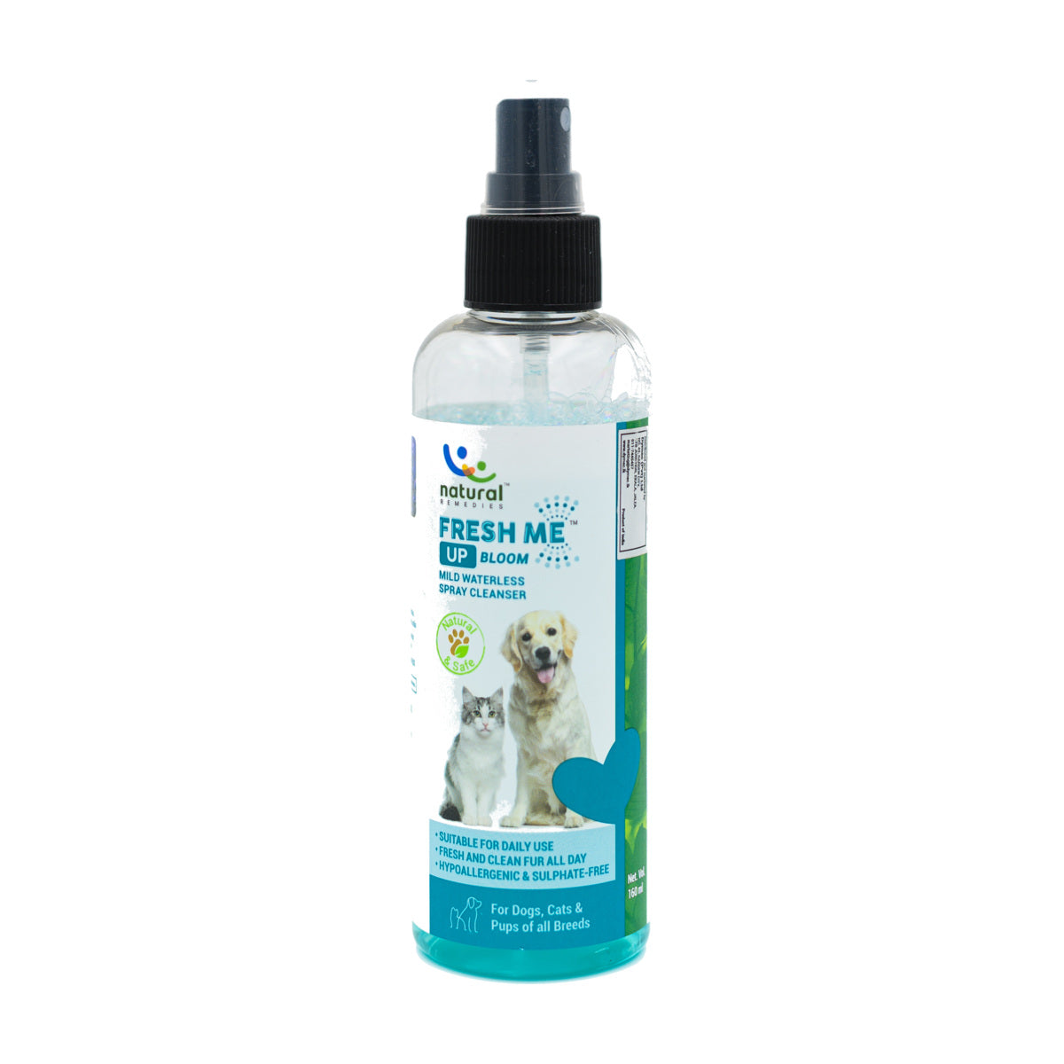 Natural Remedies Fresh Me Up Bloom Waterless Spray Cleanser 160ml pack front