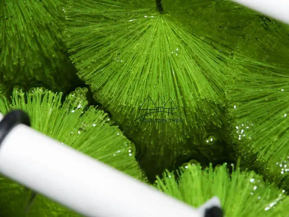 Nishikigoi FILTER BRUSHES aquarium and pond filter media — detail view