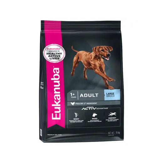 Eukanuba Adult Large Breed 18kg pack front on white background