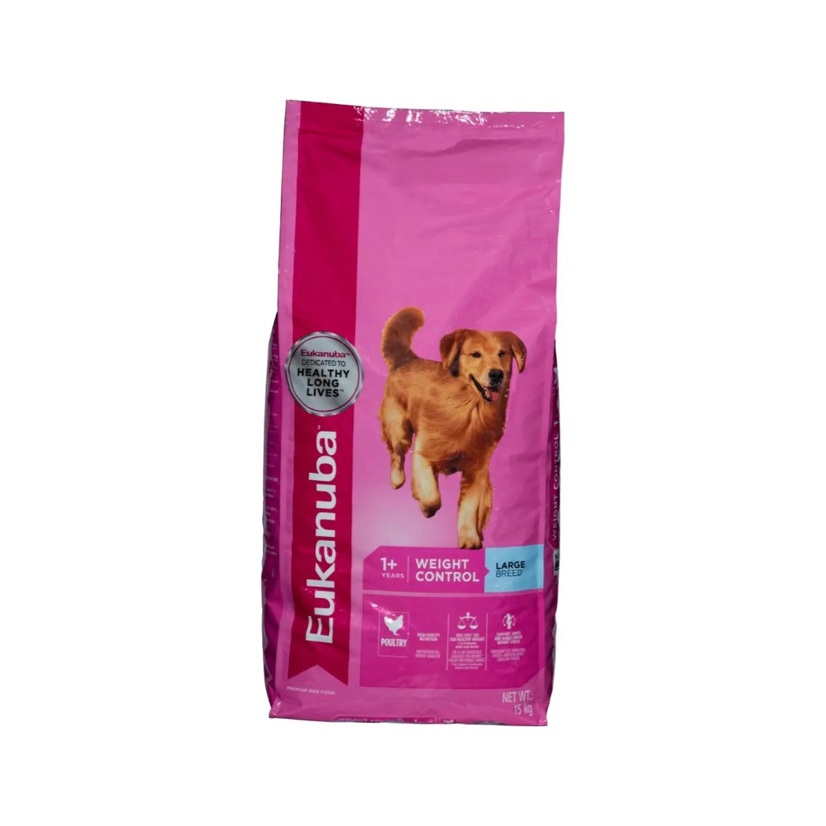 Eukanuba Adult Weight Control 15kg pack front on white background