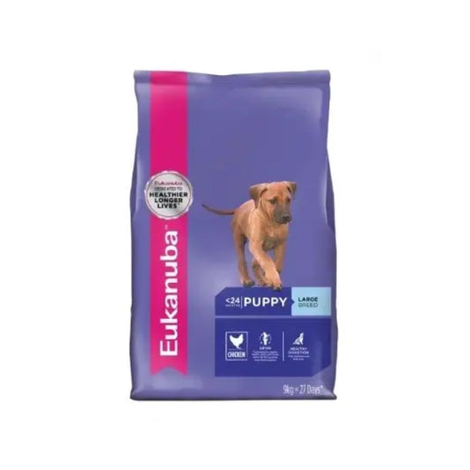 Eukanuba Puppy Large Breed 15kg pack front on white background