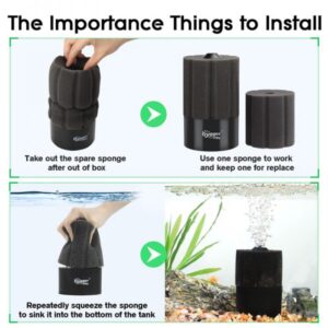 Hygger Aquarium Biochemical Sponge Filter