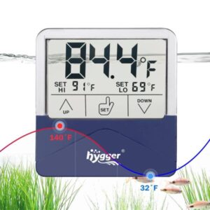 Hygger External Aquarium Thermometer pack front