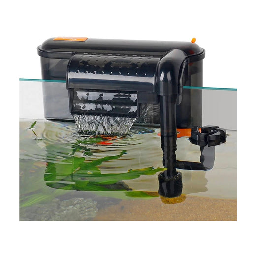 Hygger HG027 Aquarium Waterfall Filter with Surface Skimmer pack front
