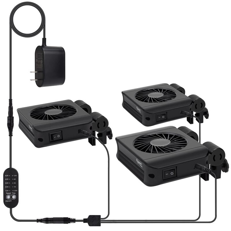 Hygger HG051 three-fan aquarium cooling kit