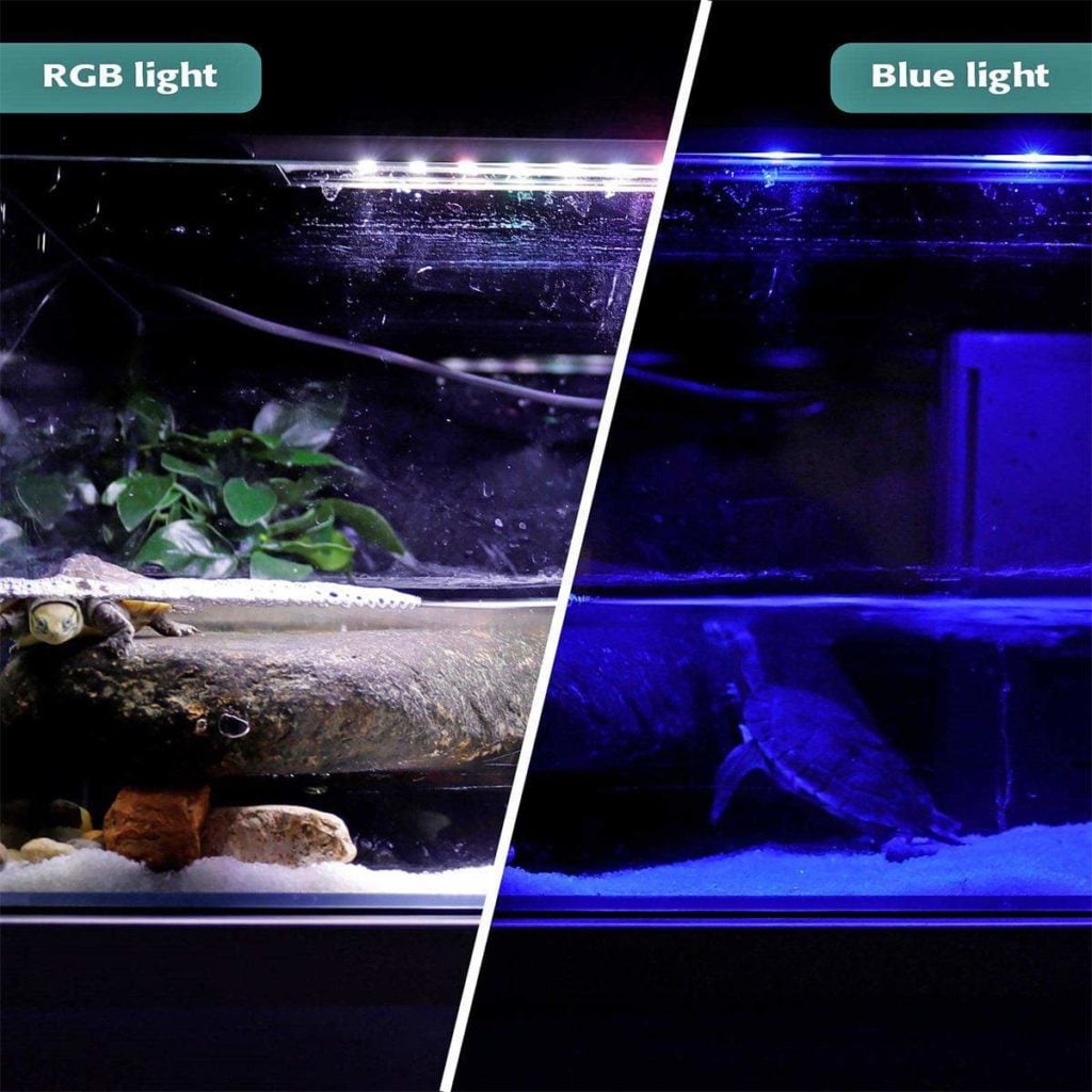 Hygger HG058 full-spectrum light over a planted aquarium