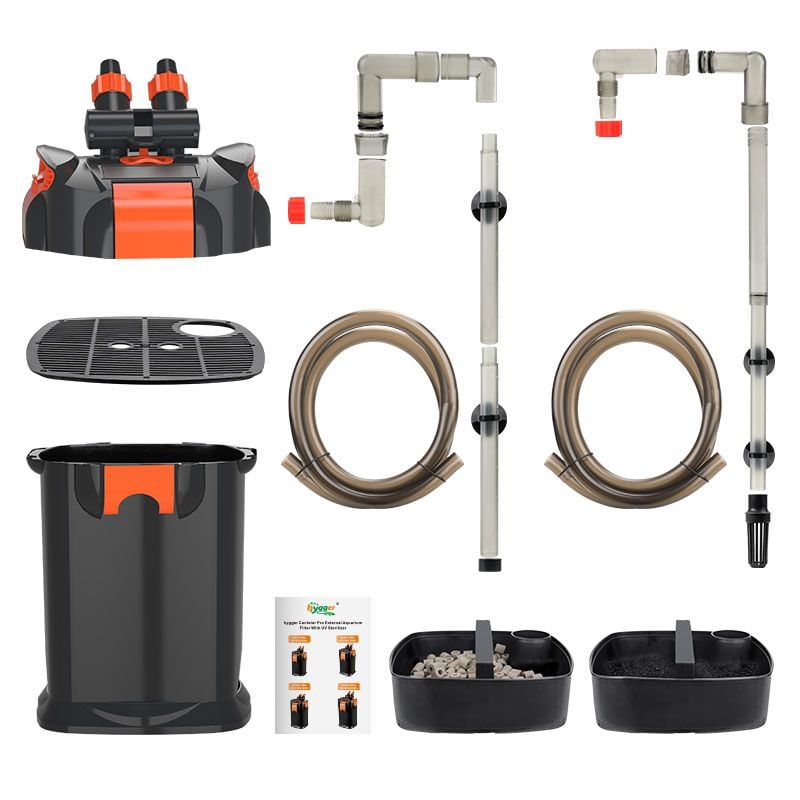 Hygger HG101 ready-to-use canister filter package