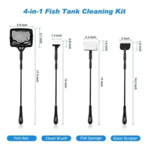 Hygger Small Fish Tank Cleaner Kit