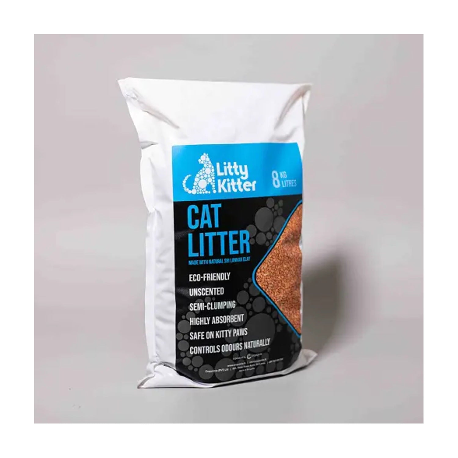 Litty Kitter Cat Litter 8Kg pack front