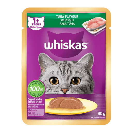 WHISKAS® Adult Tuna Feast – 80 g Pouch
