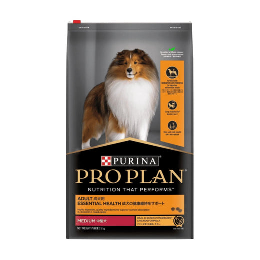 Purina Pro Plan Adult Medium Chicken 15kg pack front