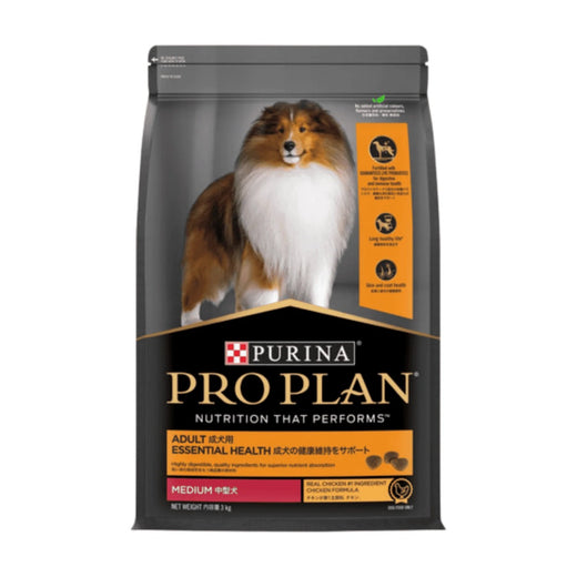Purina Pro Plan Adult Medium Chicken 3kg pack front