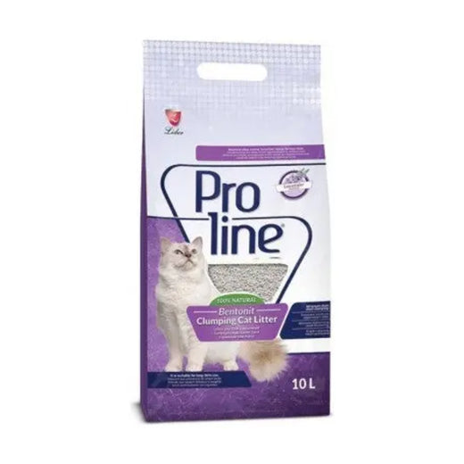 Proline Cat Litter Lavender Scented 10L pack front
