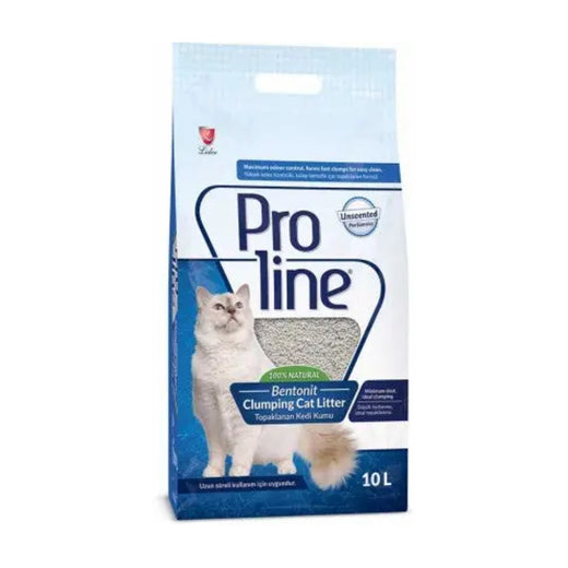 Proline Cat Litter Unscented 10L pack front