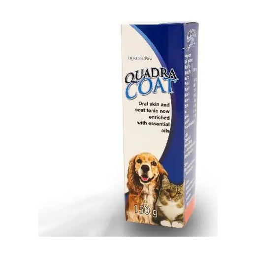 Quadracoat Syrup for Cats and Dogs 150g pack front