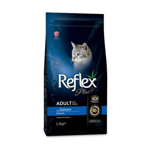 Reflex Plus Premium Adult Cat Food Salmon 1.5kg pack front