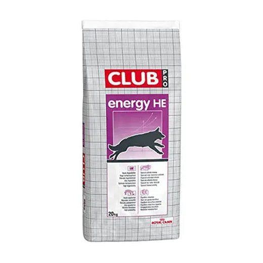 Royal Canin Club Pro Energie He 20Kg - Dog pack front on white background