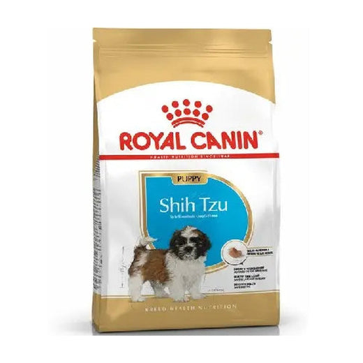 Royal Canin Dry Food 1.5Kg - Shih Tzu Puppy pack front on white background