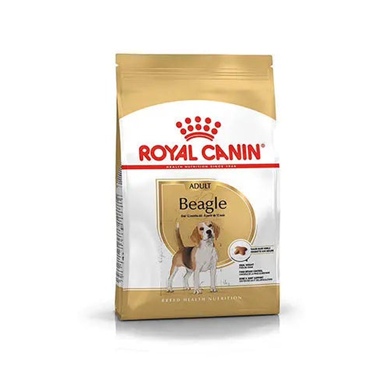 Royal Canin Dry Food 3Kg - Adult Beagle pack front on white background