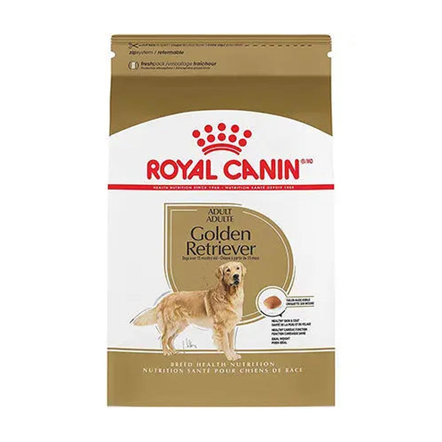 Royal Canin Dry Food 3Kg - Adult Golden Retriever pack front on white background