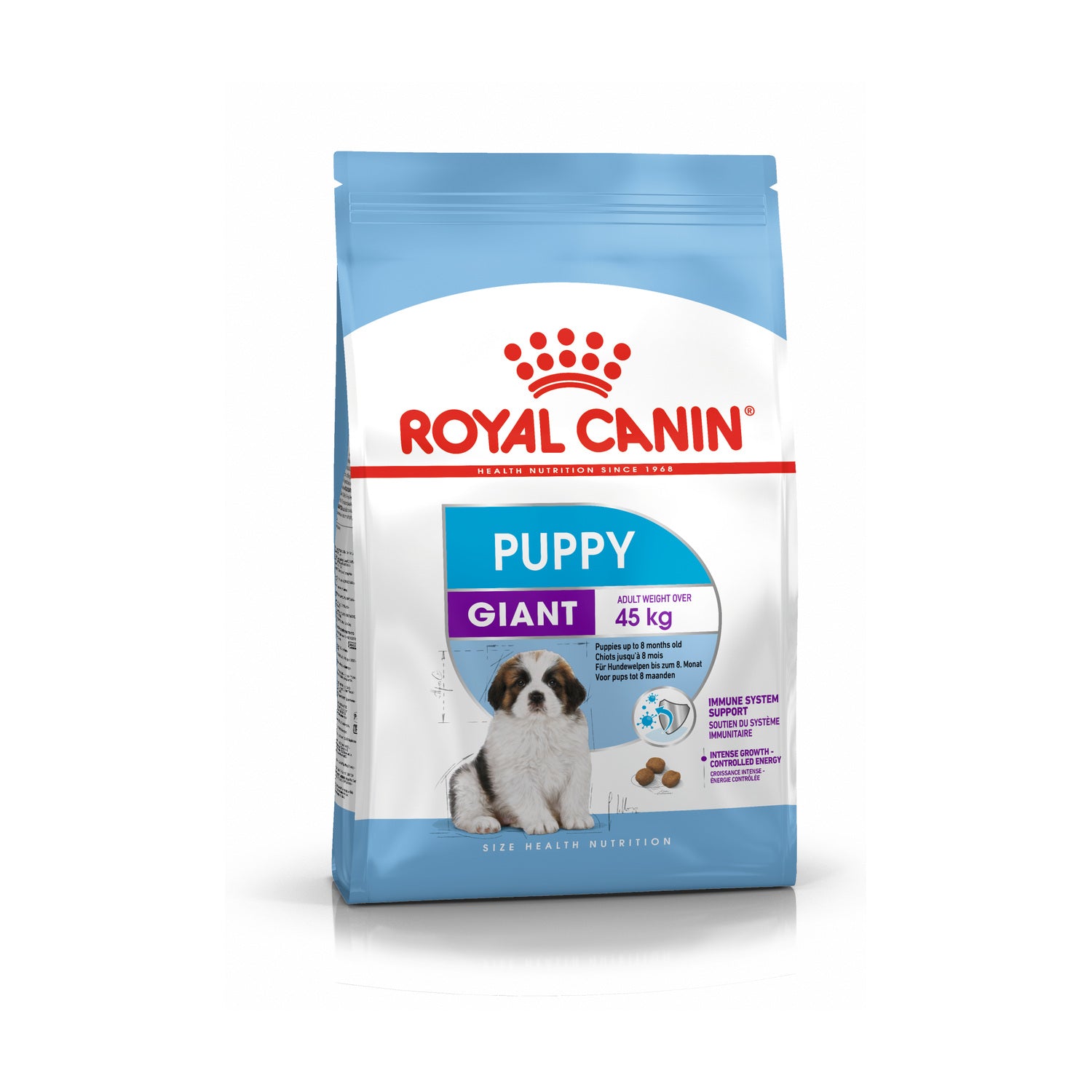 Royal Canin Giant Puppy 3.5kg pack front on white background