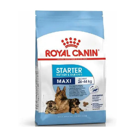 Royal Canin Maxi Starter 15Kg - Mother and Puppy pack front on white background