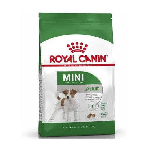 Royal Canin Mini Adult 2kg pack front on white background