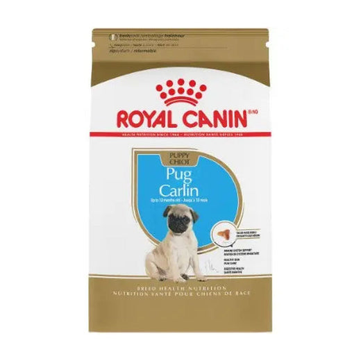 Royal Canin Pug Puppy - 1.5kg pack front on white background