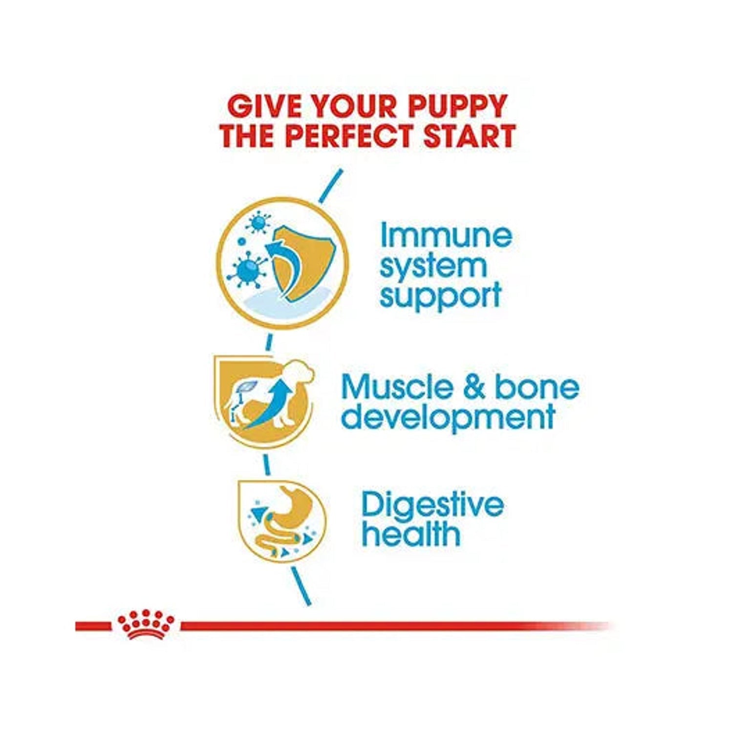Royal Canin Rottweiler Puppy immune, muscle, bone and digestive support benefits