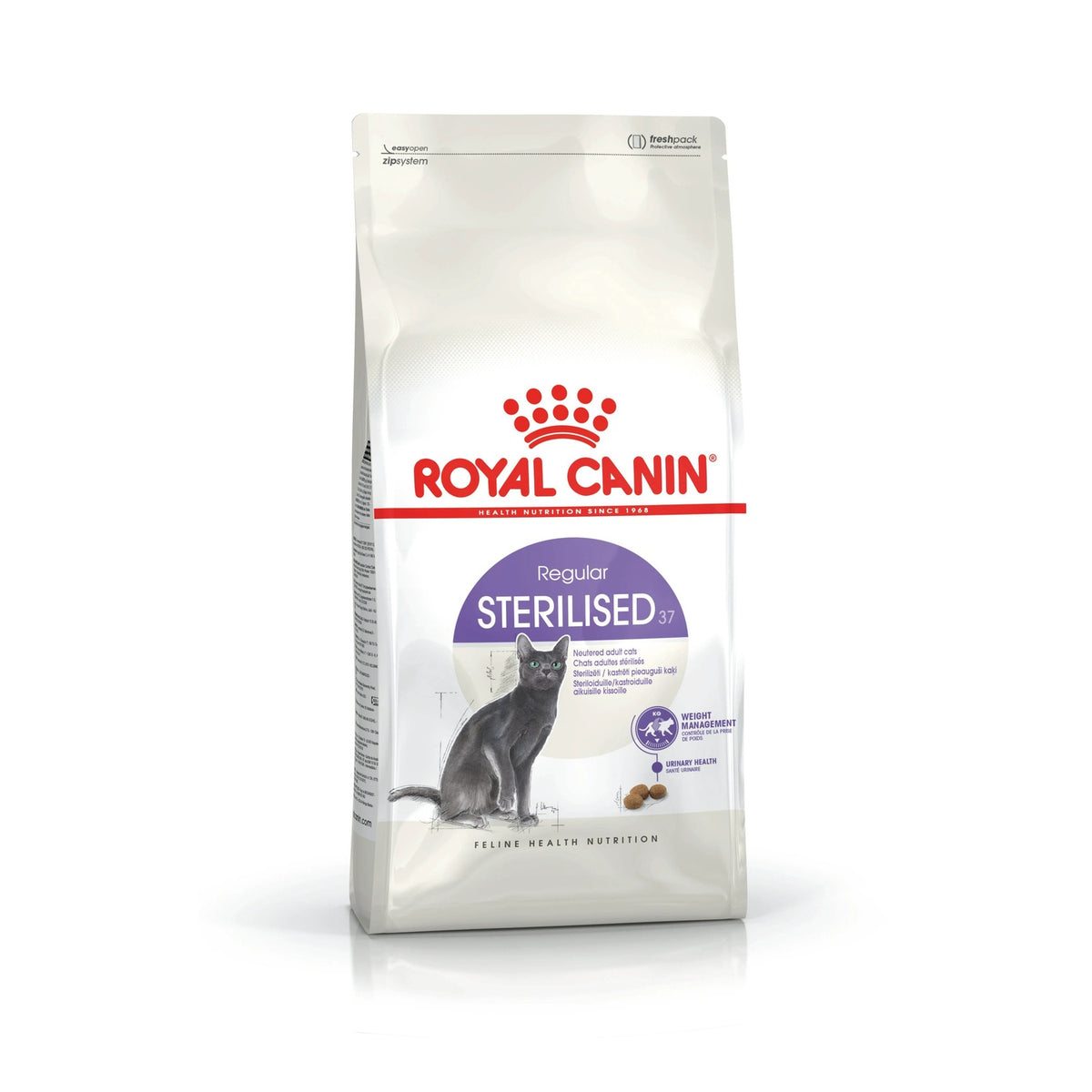 Royal Canin Regular Sterilised adult cat dry food 2kg pack