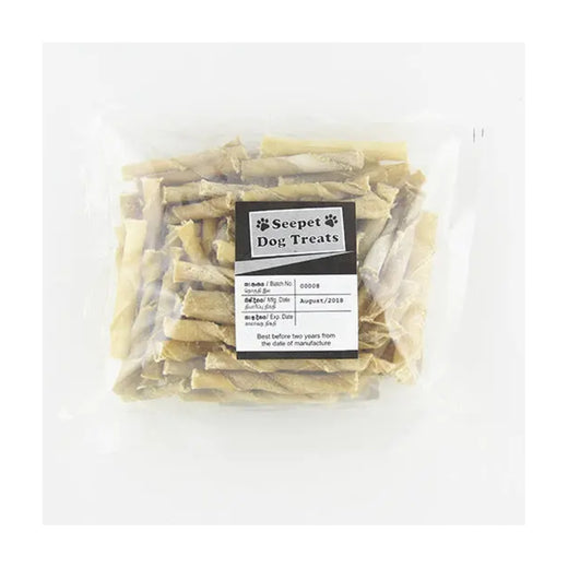 Seepet Dog Bites - Cut Twists 100g pack front