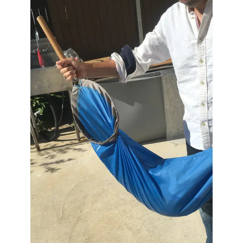 Nishikigoi SOCK NET fish keeping net — side view
