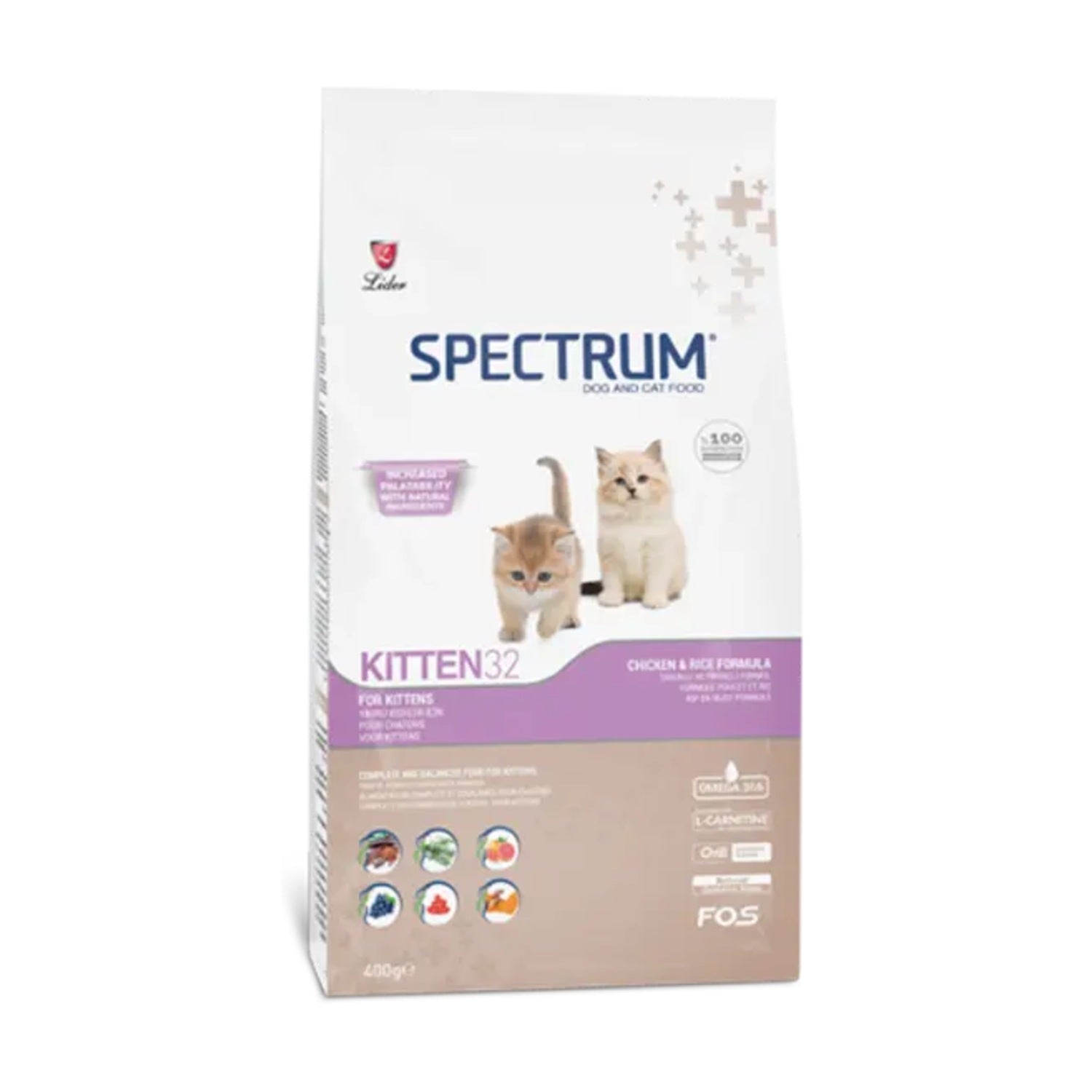 Spectrum Kitten 38 - Chicken 2kg pack front