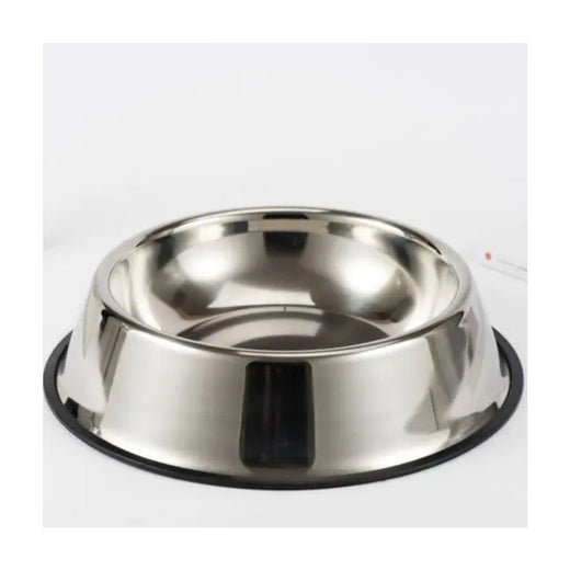 Stainless Steel Anti-Slip Bowl For Cats and Dogs - 15cm pack front