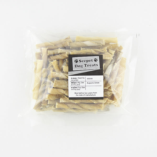 Seepet Dog Bites - Cut Twists 100g pack front
